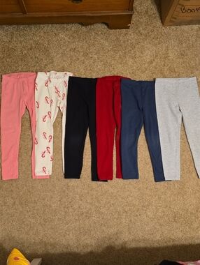 6 Pairs Of 4T Leggings